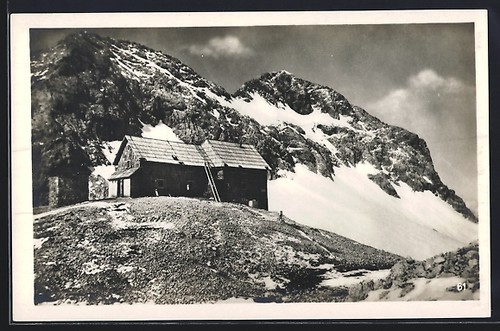 Triglavsko dom berghütte vor - triglavsko, dom,