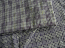 Bauernbettwäsche  1 Bettbezug & 1 Kissen  Baumwolle kariert durchgewebt  EM2