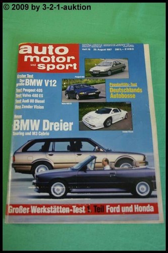 Ams auto motor sport - sport, 18/87