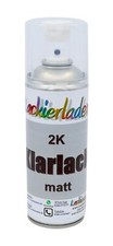 Spraydose 2K Klarlack 400 ml inkl. Härter matt | Sprühdose matt Lack benzinfest