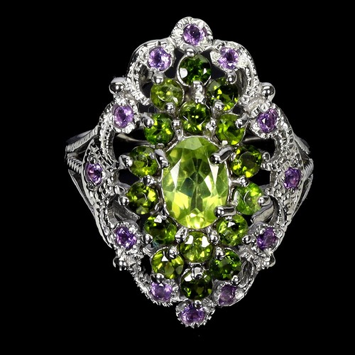 925 sterling silber ring oval - silber,