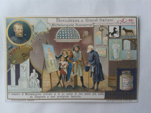 Sammelbild michelangelo - sammelbild,