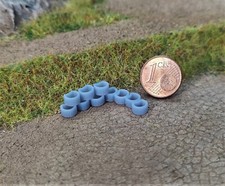 50 Pflanzsteine/Pflanzringe, H0 1:87 Modellbahn