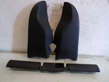 Sitz Mercedes C-Klasse W203 Kombi Wangen Rücksitz SET Teilleder Schwarz "511A56"