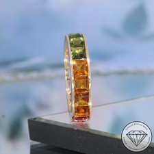 Wert 3090 € Farbedelstein Ring 585 14 Karat Rose Gold xxyy