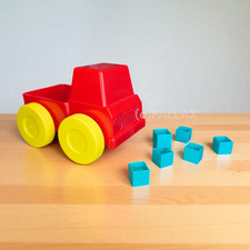 TUPPERWARE TUPPERTOYS SAMMEL-BRUMMI PICK `EM UP TRUCK SPIELZEUG