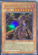 Yugioh Drachentyrann DB2-DE151 Ultra rare Deutsch EX