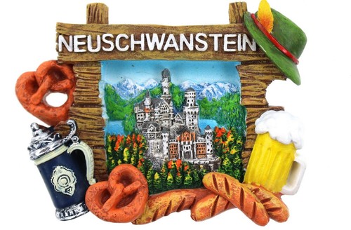 Schloss neuschwanstein magnet - schloss,