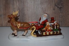 Villeroy & Boch Nostalgic Village Schlittenfahrt Santa Claus Weihnachten