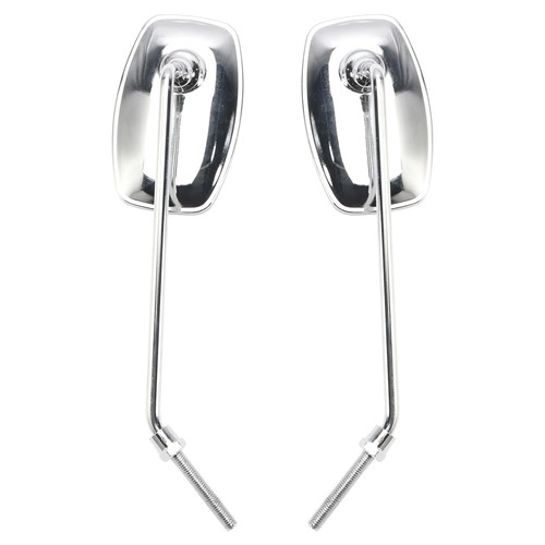 Spiegel paar chrom eckig 8mm - spiegel,