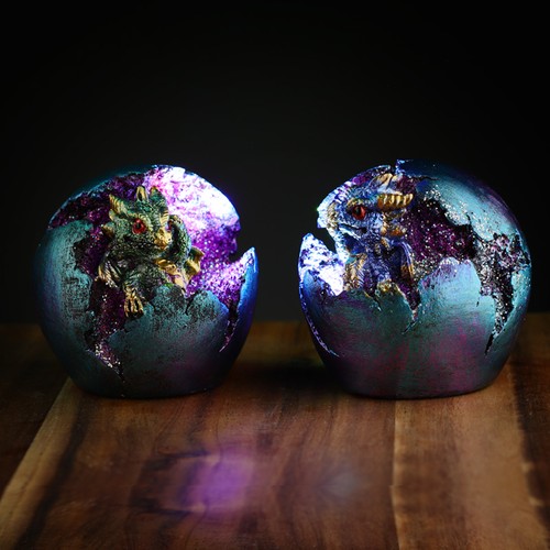 Baby drache led - drache, geode