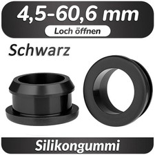 Schwarz Kabeldurchführung
