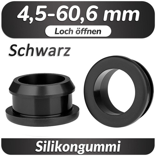 Schwarz kabeldurchführung - schwarz,