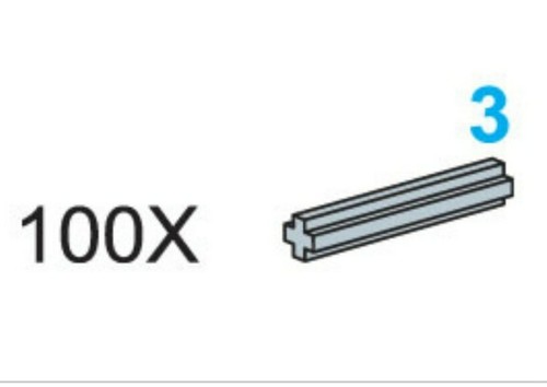 Lego 2000610 stud axles 100 - 2000610, 3-stud