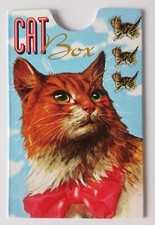 Kartenhülle Cardbox Telefonkarte Bankkarte EC Karte Cat Box Katze Katzenbox