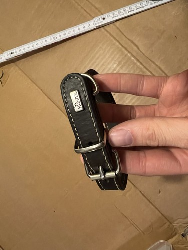 Hunter lederhalsband hund - hund, ca
