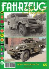 Fahrzeug Profile 65 US-Army Spähpanzer M3A1 White Scout Car WW2/Modellbau/Fotos