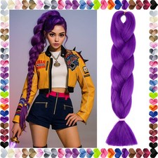 24"Jumbo Box Braids Kunsthaar