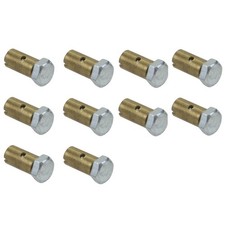 10x Schraubnippel 8x15 mm Bowdenzug Seilzug für Hercules Puch Kreidler Zündapp
