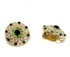 Paar clips ohrringe - clips, rund