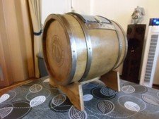 Holzfass Umbau Mini Bar Jack Daniels Selten Rarität mit Uhr Top Zustand Unikat !