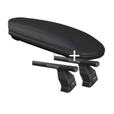 Dachbox MAA320L matt+Dachträger Tema kompatibel mit Bmw Serie 7 G11 4Türer ab 15