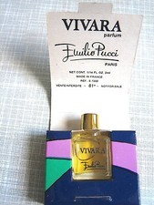 2 VIVARA  Parfüm von Emilio Pucci Miniatur  2 ml  Parfüm ungeöffnet 1965 Vintage