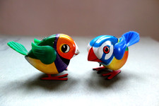 VINTAGE 2PCS. BLECH SPIELZEUG