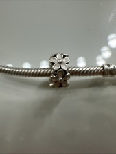 Pandora Blumen Charm Silber