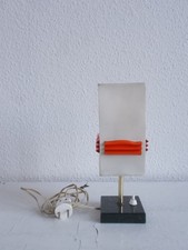 Lampe, Tischlampe, Schreibtischlampe, DDR, Sockel Serpentin, vintage, 70er