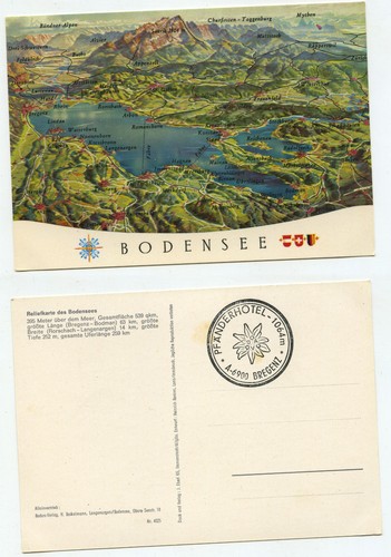 16856 bodensee reliefkarte - bodensee,