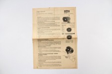 Moto Meter Transistor Drehzahlmesser Anleitung Schaltplan Oldtimer Auto