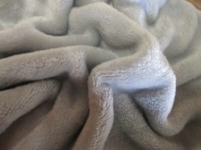 2-tlg MIKROFASER NICKY PLUSCH Dream Soft  Bettwäsche 135*200 in grau