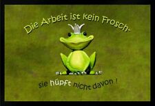 Fußmatte Schmutzfangmatte Arbeit Frosch  hüpft rutschfest F1061