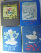 21OT - 4 alte Bilderbücher - 15 x 12cm - 3 x Ida Bogatta-Morpurgo -