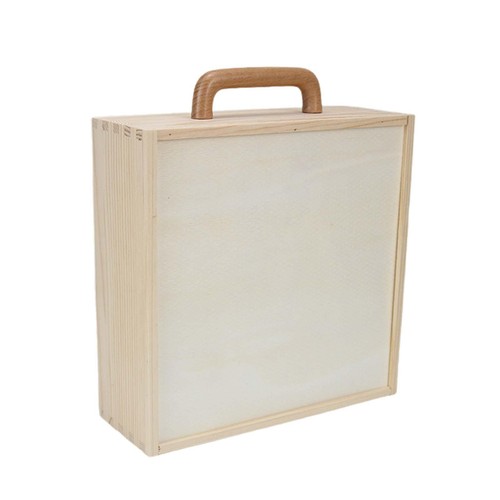 Holzkiste mit griff - mit, und