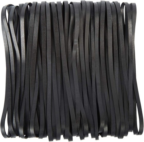 Gummibänder groß schwarz - , 50