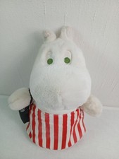 Vintage Muumi Plüschtier Kuscheltier Nilpferd mit Schürze 90er ca.30cm - RAR