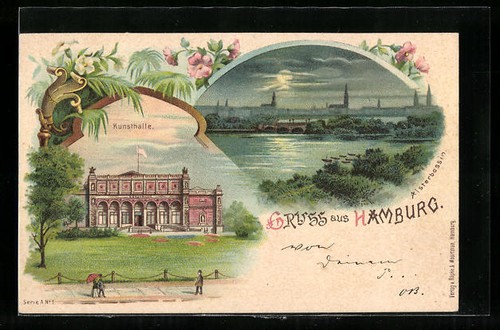 Lithographie hamburg georg - lithographie, hamburg-st.georg