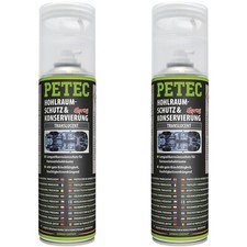 2x 500 ml PETEC HOHLRAUMSCHUTZ + KONSERVIERUNG TRANSCULENT KORROSIONSSCHUTZ