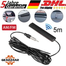 Radioantenne Auto FM Radio Antenne Patch Windschutzscheiben-Paste Schwarz 5m
