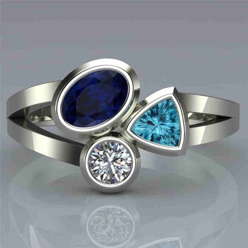 Eleganter ring 925 - ring, silber