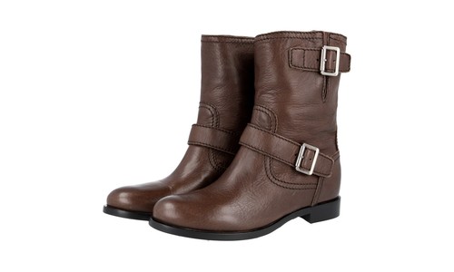 Prada hirschleder stiefelette - prada,