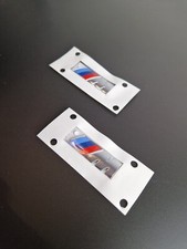 2x Original BMW M-Emblemen