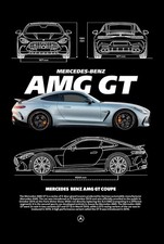 Blechschild mercedes benz - mercedes-benz, amg