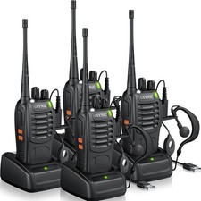 4× Walkie Talkie UHF