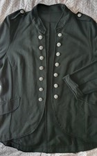 Made in Italy Blazer Jacke schwarz Admiral Military Army Style XL Baumwolle Neu!