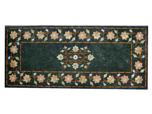 122cm 61cm grün marmor - grün,