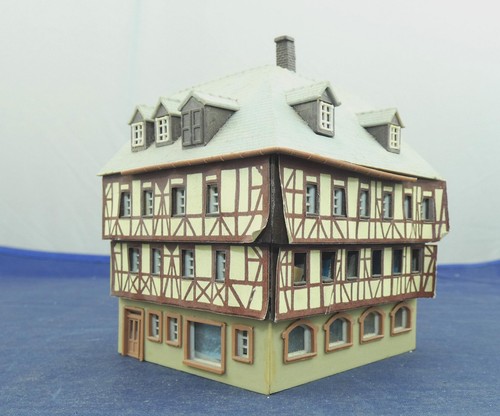 Eck reihenhaus mit fachwerk - mit, in