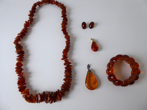 Bernstein schmuck konvolut - bernstein,